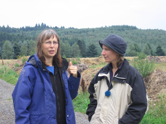 links Andrea Pfäfflin, rechts Maria Schiffl links Andrea Pfäfflin, rechts Maria Schiffl